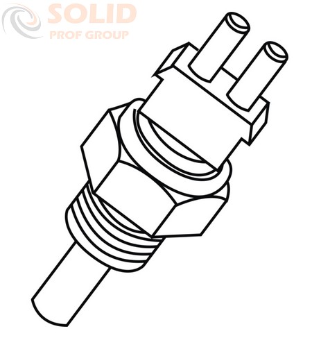 Датчик температуры ОЖ 2х конт квадратный
