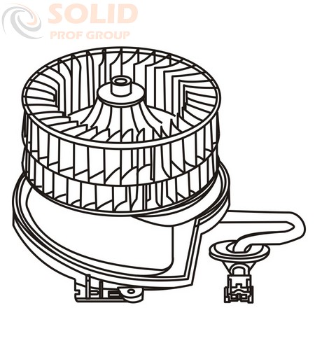 Мотор отопителя без кондиционера