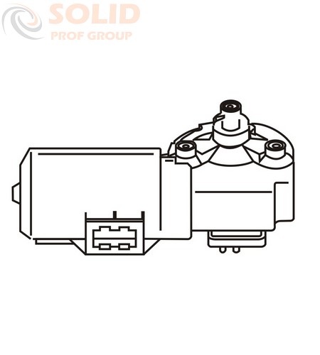 Мотор стеклоочистителя маленький