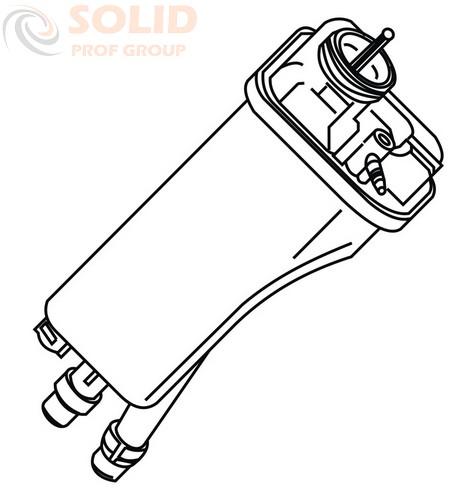Бачок расширительный черный