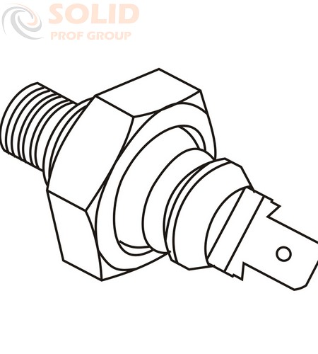 Датчик давления масла белый