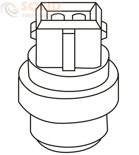 Датчик температуры ОЖ 2х конт красный