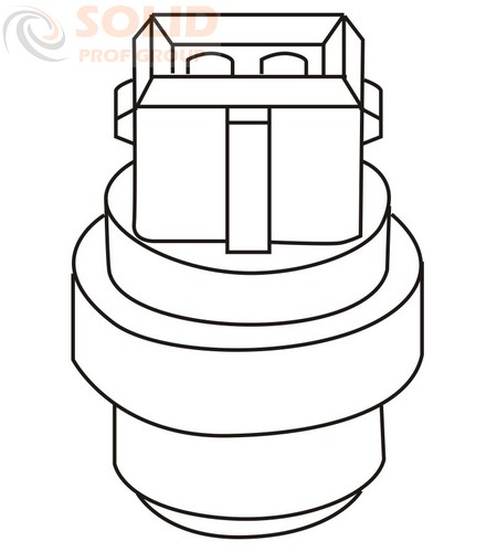 Датчик температуры ОЖ 2х конт синий