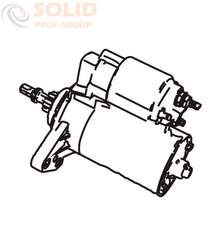 Стартер 12V 1.1KW 9T CCW