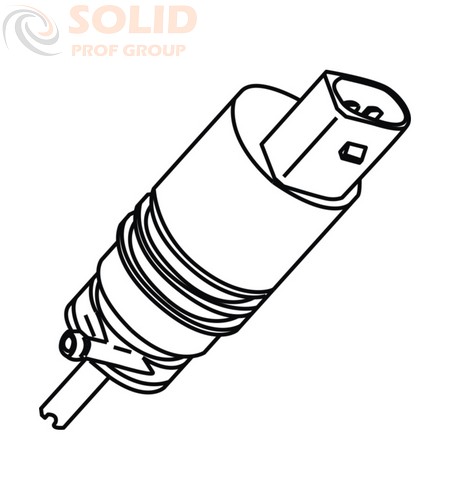Мотор омывателя 1 контактный