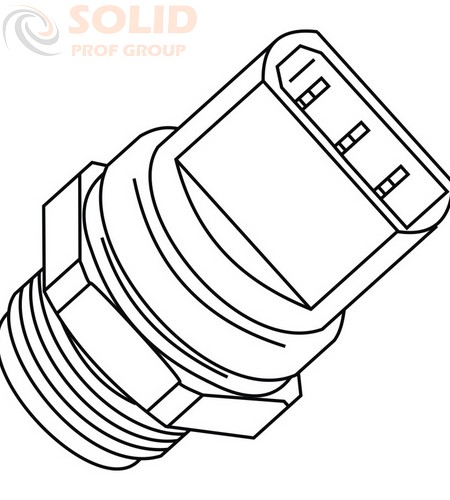 Датчик вентилятора 3-х контактный 95°C-102°C