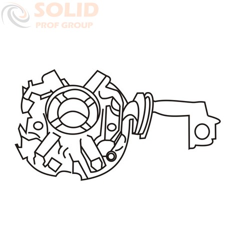 Щёткодержатель стартера со щётками