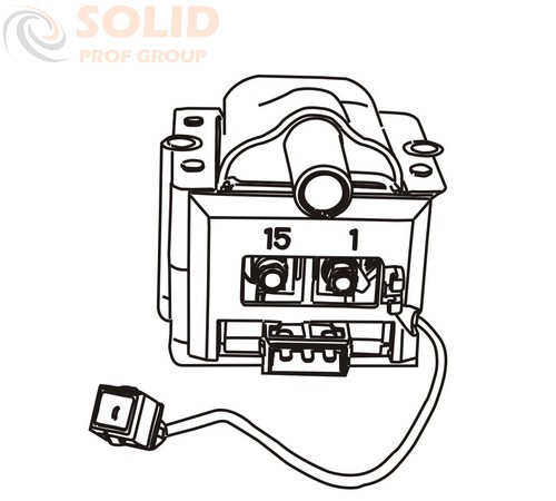Катушка зажигания c коммутатором (с проводом)