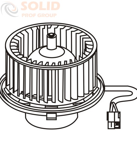 Мотор отопителя без кондиционера
