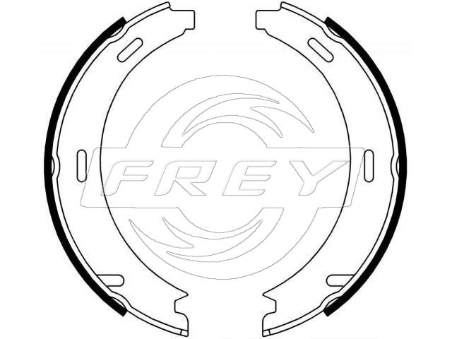 Тормозные колодки стояночного тормоза FREY 745600101